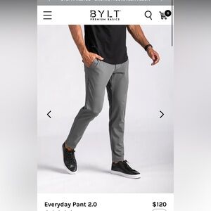 BYLT Everyday 2.0 Grey Men’s Large Pants 33x30